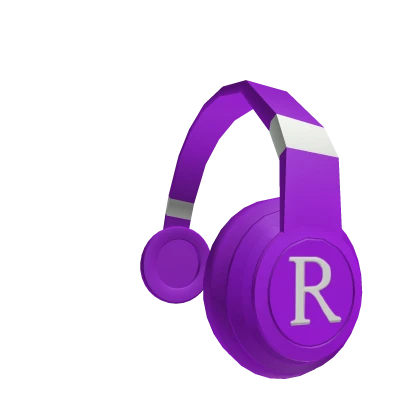 Luxury R Purple Headphones 