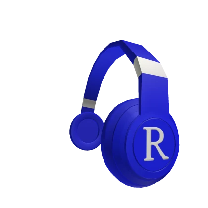 Luxury R Blue Headphones 