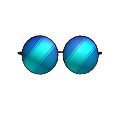 Shiny Glasses - Blue