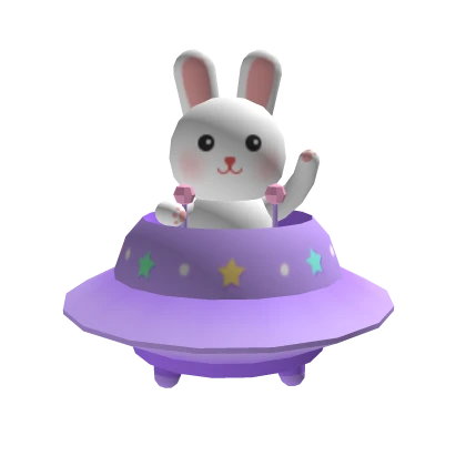 Purple UFO Bunny