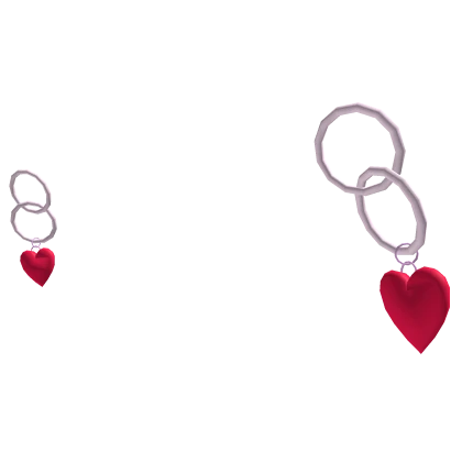 Red Heart Earrings