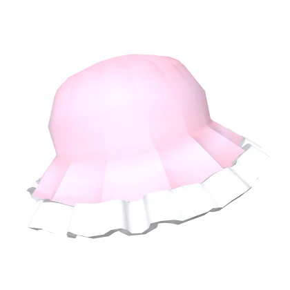 Pink Ruffle Hat