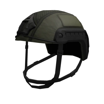 Custom Green FAST Helmet