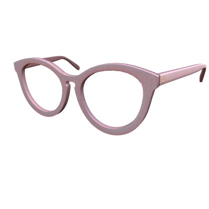 Miau Glitter Glasses Pink