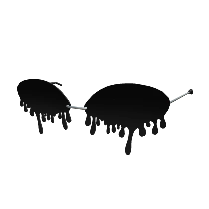 Black Shadow Drip Glasses