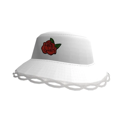 Laced Rose Hat