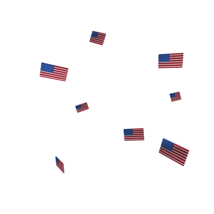 American Flag Confetti