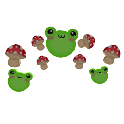 Frog and Mushroom Confetti