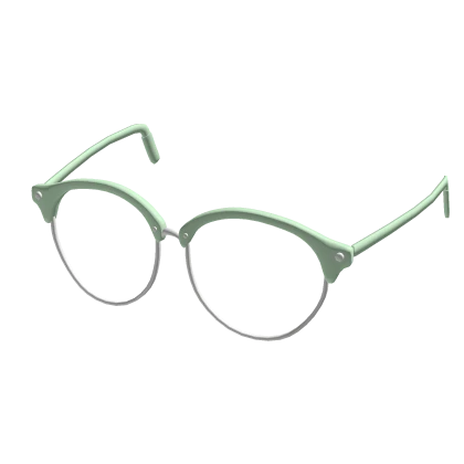 Pastel Green Vintage Glasses