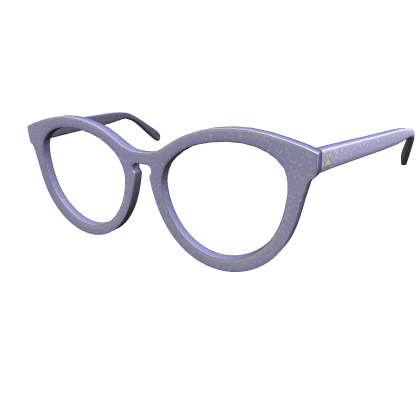 Miau Glitter Glasses Purple