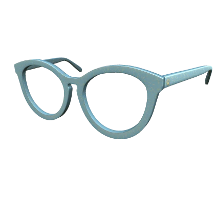 Miau Glitter Glasses Blue