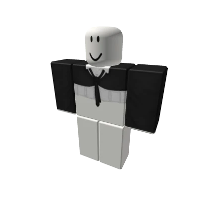 black shirt w white corset n tie