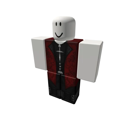 Vampire Red Robe Pants