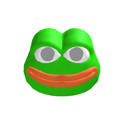 Frog Meme Head With Recolorable Eyes