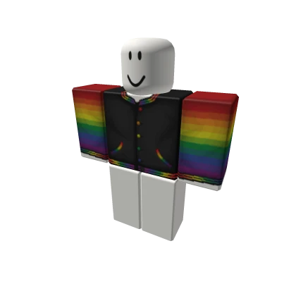 Rainbow Pride Jacket Black