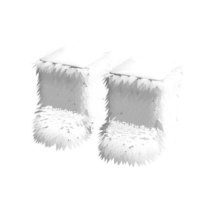 Tall White Fur Boots