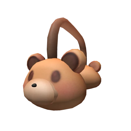 Brown Kawaii Bear Earmuffs