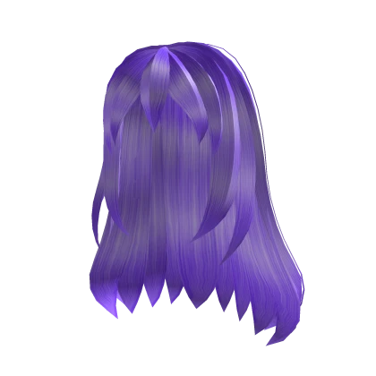 Modern Long Purple Hair