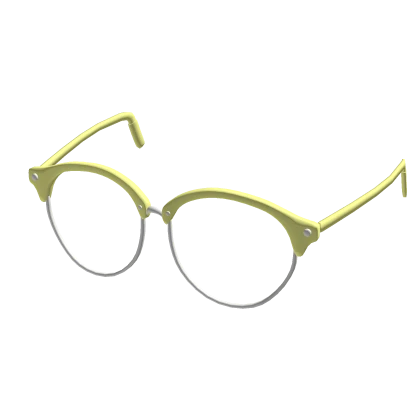 Pastel Yellow Vintage Glasses