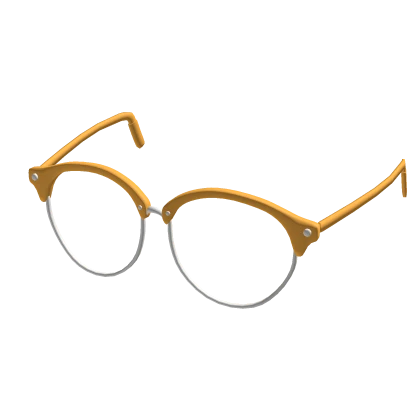 Pastel Orange Vintage Glasses