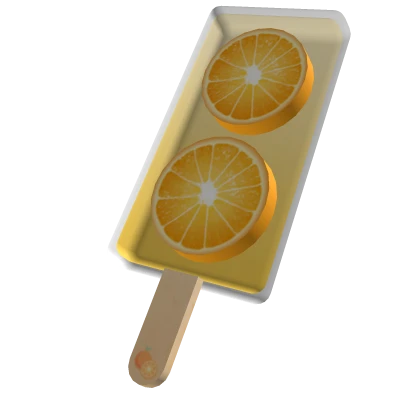 Orange Ice Pop