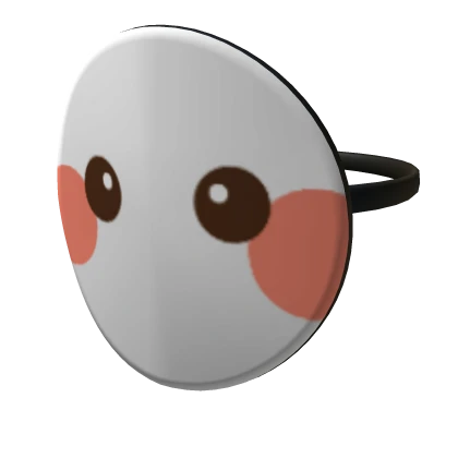 Cutely Adorable Eyes Mask - White