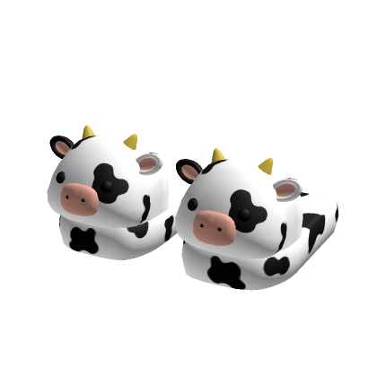 Cow Slippers