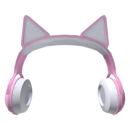 Pink Cat Gamer Headphones