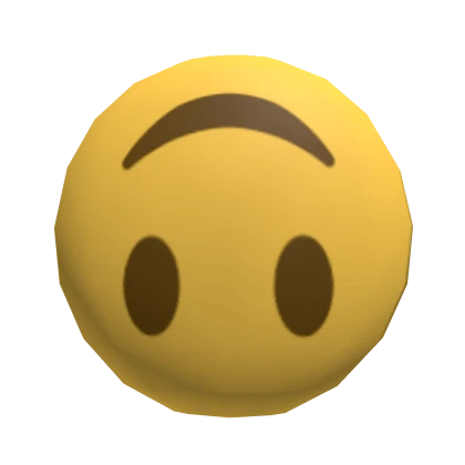 Upside Down Frown Emoji Mask