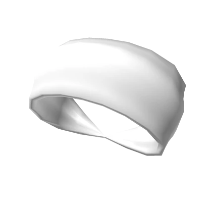 High White Cloth Headband