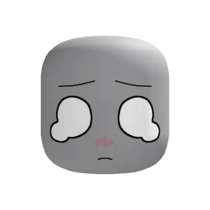 Silly Cartoony Upset Crying Face