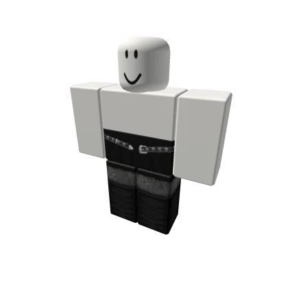 black skirt with cobwebs n belt