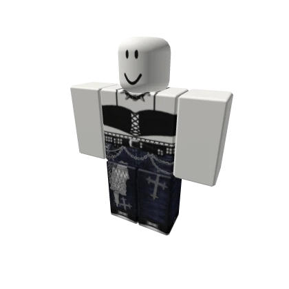 ⛓🖤 black top w blue jeans 🖤