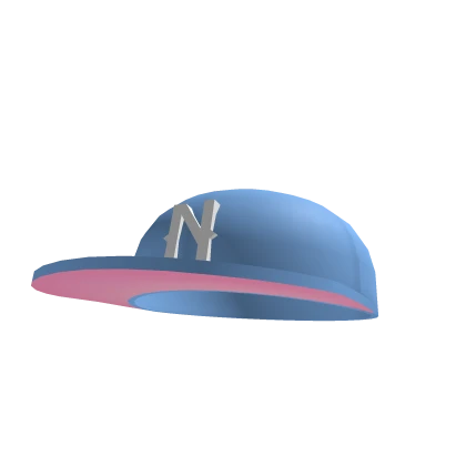 Fresh Blue Fitted Cap