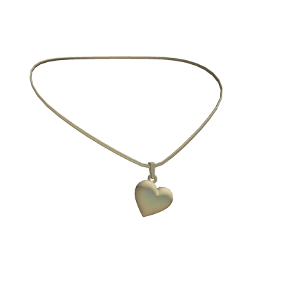 Miau Heart Necklace Gold