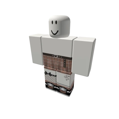 🎀🖤Kawaii skirt brown Ogival