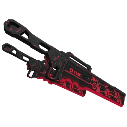 Red Dual Waist Mecha Machetes