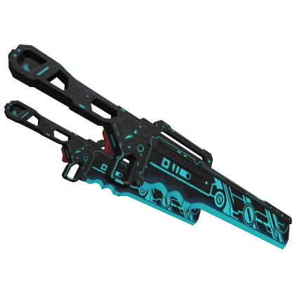 Blue Dual Waist Mecha Machetes