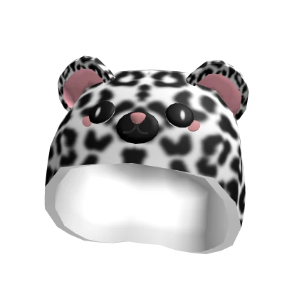 White Leopard Hood