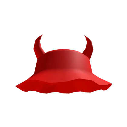 Stylish Red Devil Hat