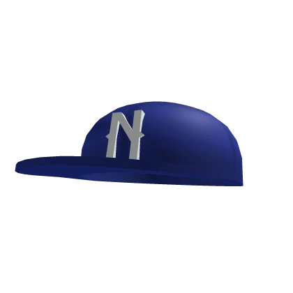 Fresh Dark Blue Fitted Cap