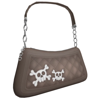 Y2K Grunge Brown Shoulder Bag