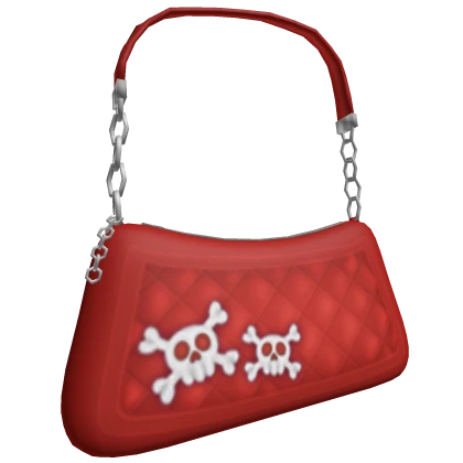 Y2K Grunge Red Shoulder Bag