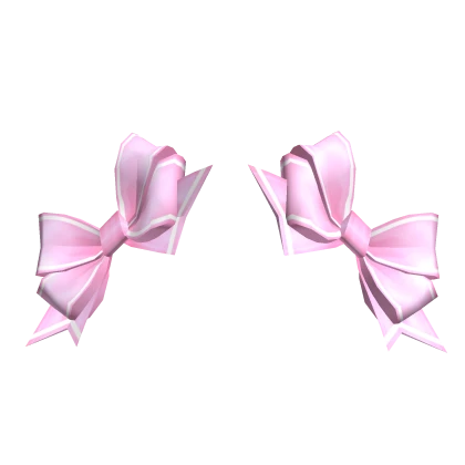 Adorable Double Bows Light Pink