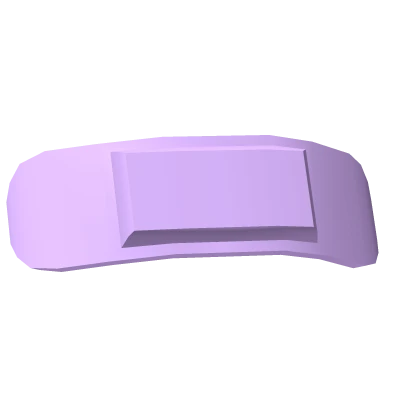 purple decorative bandage (arm)