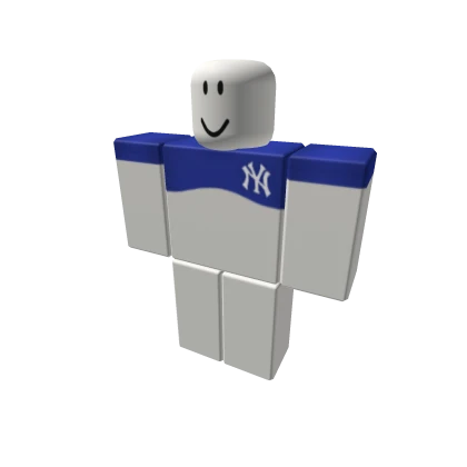 Fresh Dark Blue Fitted Cap With Horns Cropped tee