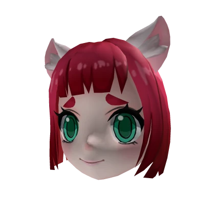 Red Neko Anime Mask 