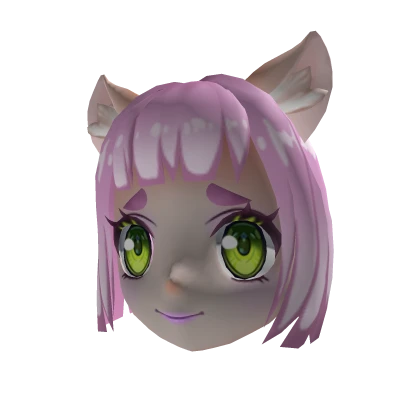 Pink Neko Anime Mask