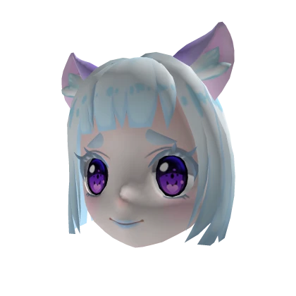 White Neko Anime Mask