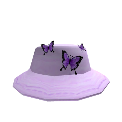 Purple 3D Butterfly Hat